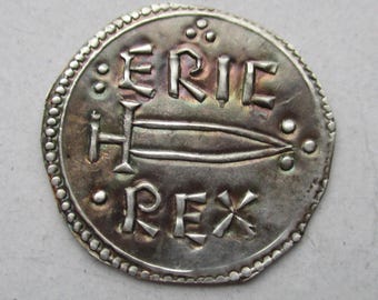 Eric Bloodaxe King of Northumbria (c. 947–948 and 952–954) Viking York type hammered silver penny