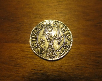 Knight Eustace Fitzjohn hammered Silver Penny imitation
