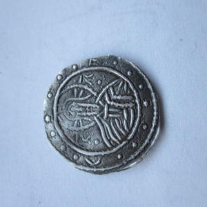 Constantine XI HALF stavrata silver replica 3.88 grams coin of the last Emperor of Byzantium 1449-1453