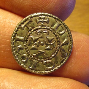Silver Denier Eleanor of Aquitaine Crusader Coin Museum Quality Reproduction