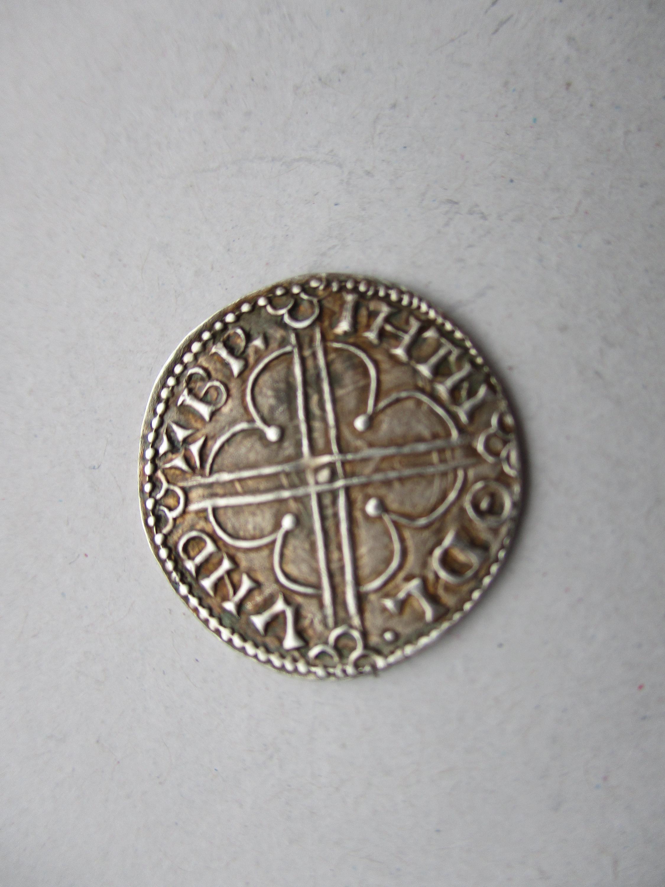 Cnut King of All England. Quatrefoil Type Hammered Silver Penny Anglo ...