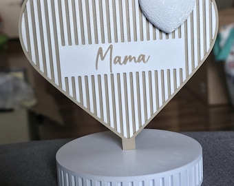 Día de la Madre - Corazón para flor seca