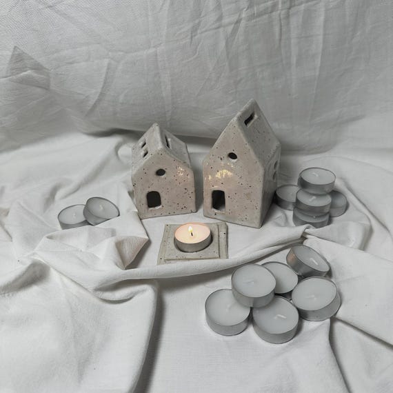 Tealight House Pottery Template/ handbuild pottery/ pattern/ Keramik Schablone /Teelicht Häuschen Vorlage/ DIY