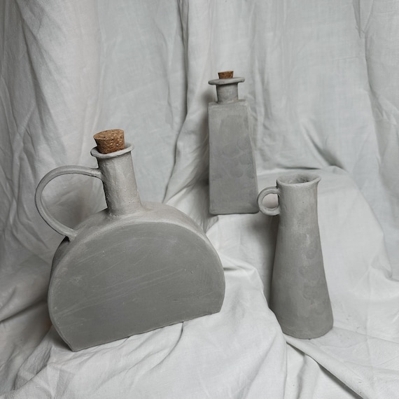 Oil Bottles Pottery Template Bundle/ handbuild pottery/ pattern/ Keramik Schablone /Öl Flaschen Vorlage/ DIY