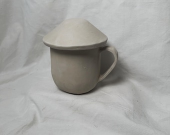 キノコマグ陶器テンプレート/手作り陶器/パターン/Keramik Schablone/Pilz Design Becher Vorlage/DIY