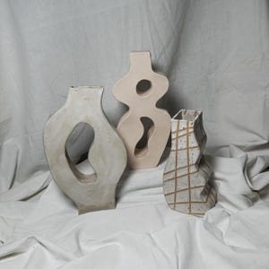 Modello di ceramica di vasi astratti/ceramica costruita a mano/modello/Keramik Schablone/Vasen/Vorlage/fai da te