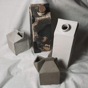 Pakiet szablonów ceramiki mlecznej i śmietany/ceramika handbuild/wzór/Keramik Schablone/Milch/Sahne Karton/DIY