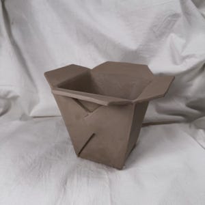 Chiński szablon ceramiki na wynos/handbuild ceramika/wzór/Keramik Schablone/chinesische Takeaway-Box Vorlage/DIY