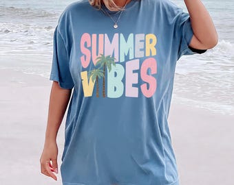 Comfort Colors® Summer Shirt, Trendy Shirt, Hello Summer Shirt, Best Gifts for Her, Beach Shirt