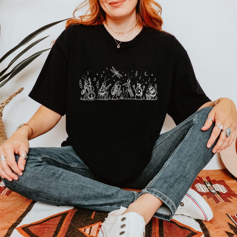 Comfort Colors® NK Divide Indie Folk T-Shirt,Vintage Insect Music Graphic Tee,The Last Of The Bugs Comfort Colors Shirt image 6