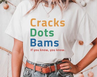 Cracks Dots Bams Shirt, Mahjong Shirt, Funny Mahjong Shirt, Cute Mahjong Shirt, Game Shirt, Mahjong Tee, Gift for Mom, Gift for Dad, Mahgal