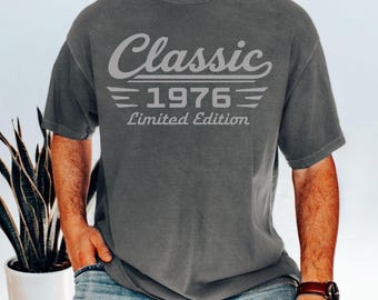 Comfort Colors® Custom Vintage Year Shirt, Classic Since Year Tee, Personalized Birthday Gift, Limited Edition Retro Shirt