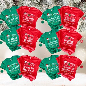 Most likely to Christmas Family Matching Shirt-Christmas matching Tee-Christmas Shirts for Family-Christmas Group Shirt- Matching Family Tee