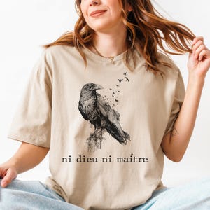 Anti-Authoritarian Shirt, Ni Dieu Ni Maître, No God No Master, Anti Trump Shirt, Leftist Protest Shirt, Anarchist T-shirt, Anti Trump Shirt