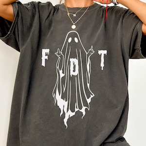 FDT Ghost Shirt Anti Trump Halloween Shirt Comfort Colors® Anti Trump Tee Political Shirt Halloween Activist Shirt Subtle Protest Tee