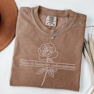 Comfort Colors® Nolite Te Bastardes Carborundorum, Don&#39;t Let the Bastards Grind You Down, Subtle Feminist Gift Shirt, Subtle Activist Shirt