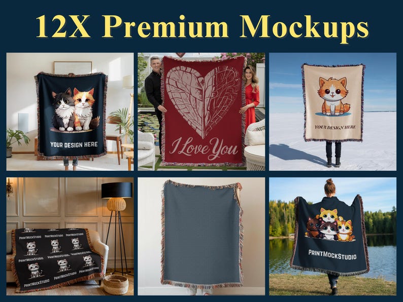 fringed mockup, hairloom blanket, jacquard mockup, hairloom mockup, woven throw mockup, woven mockup, woven blanket mockup, jacquard fringed, throw blanket mockup, blanket mockup, canva drag and drop, heirloom woven, mockup