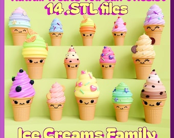Kawaii Glass STL-paket: 3D-utskrift av dockhusminiatyrer