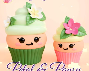 Kawaii Cupcake STL File: 3D Print Dollhouse Art Toy (Digital Download)