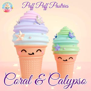 Kawaii Ice Cream STL File: Supportless 3D Print Model (Digital Download)