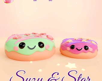 Kawaii Donut STL File: 3D Print Dollhouse Art Toy (Digital Download)