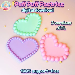 Bubble Heart Trinket Dish STL - valentijnscadeau 3D-afdrukbestand (digitale download)