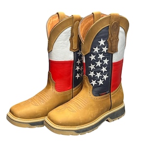 Work Boot Usa Flag No Steel