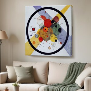 Abstract Themed Canvas Print, Housewarming Gifts, Framed Canvas Wall Art, Large Wall Art, Abstract Modern Wall Decor, Abstract Canvas Print