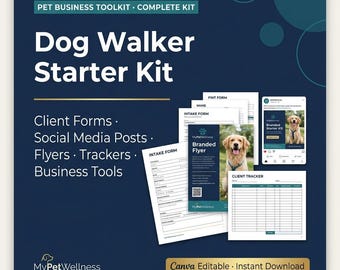 Dog Walker Starter Kit — Client Forms, Posts & Tracker