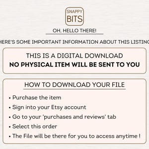 May include: A digital download information graphic with the text "This is a digital download. No physical item will be sent to you." and instructions on how to download the file.