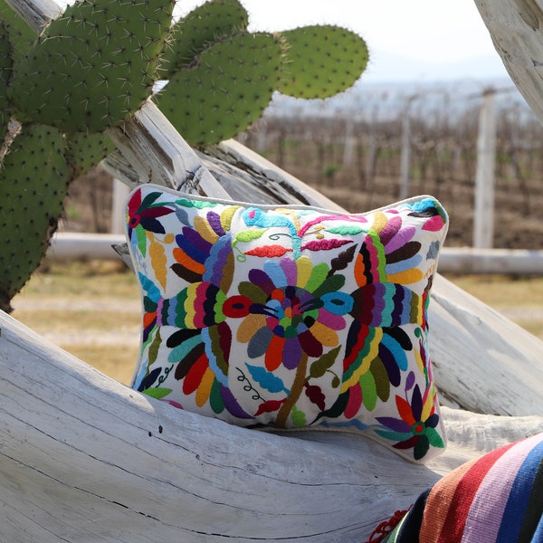 Multi colored otomi Sham Cushion