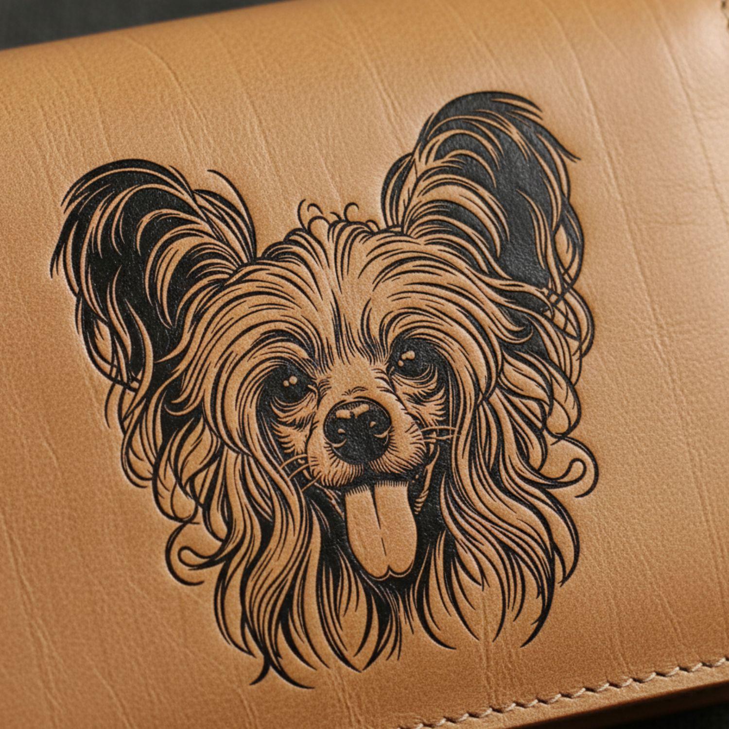Dog Head SVG Bundle for Laser Cutting, Engraving and Cricut, Detailed ...