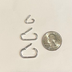 Sterling Silver OR 14kt Gold Clip Connector