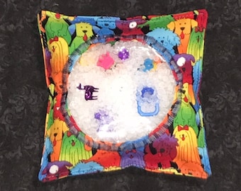 Rainbow Puppy Dog I Spy Game, Eye Spy Puppy Sensory Toy, Seek and Find Busy Bag, Educational Gift for Kids, Occupational Therapy Game