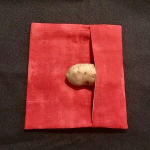 Red Microwave Potato Bag, Easy Potato Cooker, Fabric Potato Microwave Bag, Corn Cob Cooker, Microwave Baked Potato Bag, Baked Potato Maker