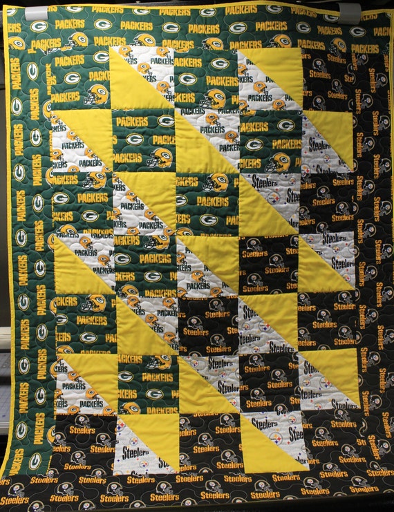Sports Team Quilt Pattern Multiple Sizes Instant Download, Quilt Pattern, Beginner's Sewing Pattern, Make Your Own Quilt Pattern Download