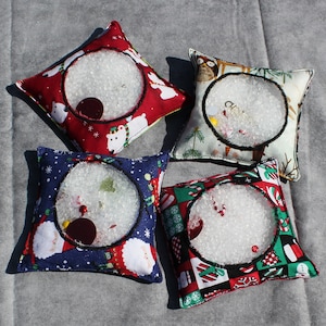 Christmas I Spy Bag, Holiday Sensory Toy, Seek and Find Game, Kid&#39;s Fidget Toy, Quiet Game Kid Gift, Sensory Learning Toy, Stocking Stuffer