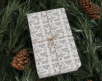 Roligt presentpapper i sista minuten | Prokrastinator Holiday Humor