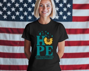 PTSD Awareness Sunflower Shirt | Mental Health Support Tee