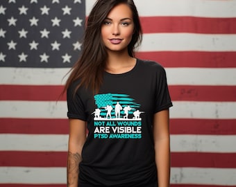 PTSD Awareness T-Shirt | Veteran Support, Military Tee