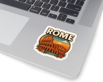 Rome Colosseum Sticker – Travel Decal, Laptop Decoration