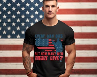American Veteran T-Shirt | Patriotic Military Service Honor Tee