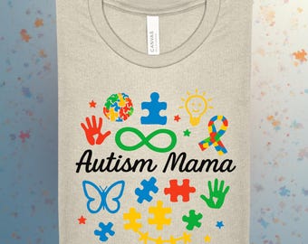 Autism Mama Shirt, Neurodiversity Awareness, Autistic Pride