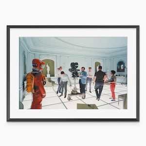 Pôster de 2001 Uma Odisseia no Espaço, Filme de Stanley Kubrick, Nos Bastidores, Poster do Filme de 2001, Poster do Filme de Kubrick, Impressão Fotográfica de Qualidade de Museu