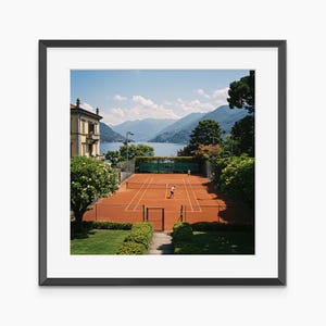 Impresión de tenis, impresiones fotográficas, arte de pared de tenis, decoración estética de la habitación, arte de pared de moda, impresión de bellas artes, póster de fotografía de calidad de museo