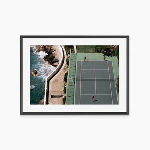 Pôster de tênis, impressões fotográficas, quadra de tênis, impressão de paisagem, fotografia artística, pôster esportivo, arte de parede fotográfica com qualidade de museu