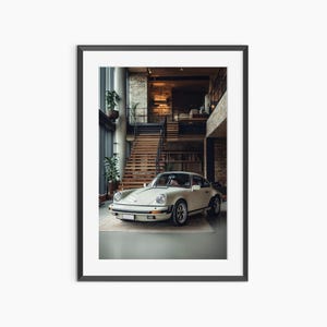 Porsche 911 Poster, Fotografie Drucke, Porsche Poster, Oldtimer Poster, Porsche Wandkunst, Auto Poster, Fotografie Poster in Museumsqualität