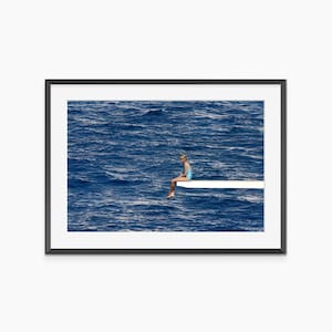Principessa Diana sullo yacht, stampe fotografiche, Portofino Italia, Principessa del Galles, poster retrò, poster fotografico di qualità museale