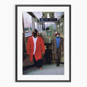 Daft Punk en Japón, impresiones fotográficas, Tetsuro Sato, póster de una banda de música, impresión de Daft Punk, arte mural de una banda, impresión fotográfica con calidad de museo