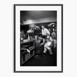 Antony Bourdain, Fotografie Drucke, Koch Poster, Küchen Drucke, Schwarzweiß Wandkunst, Küchenkunst, Fotografie Poster in Museumsqualität
